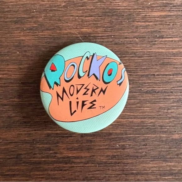 Other - Rockos Modern Life Metal Enamel Lapel Pin Cartoon